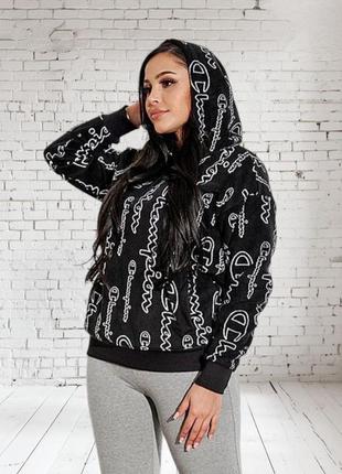 Стильная женская флисовая толстовка, свитшот✨ от бренда champion оригинал