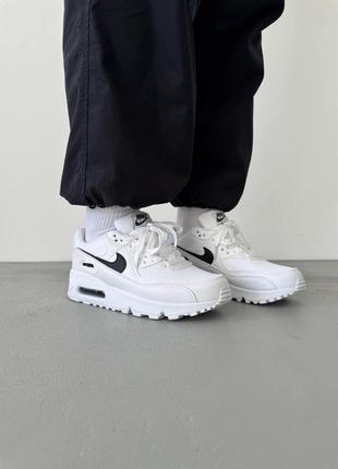 (36-45)человечи /женские кроссовки nike air max 90 classic white7 фото