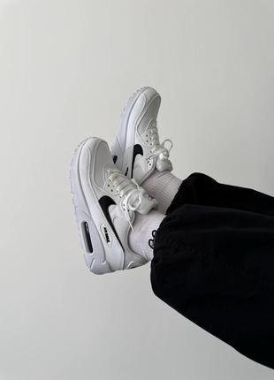 (36-45)человечи /женские кроссовки nike air max 90 classic white4 фото