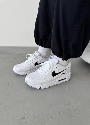 (36-45)человечи /женские кроссовки nike air max 90 classic white5 фото