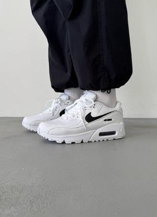 (36-45)человечи /женские кроссовки nike air max 90 classic white9 фото