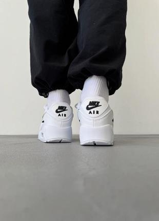 (36-45)человечи /женские кроссовки nike air max 90 classic white10 фото