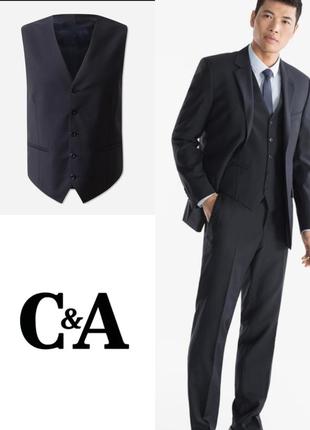 Стильний гарний жилет westbury by c&a regular fit virgin wool етикетка