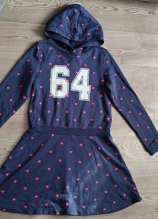 Теплое платье h&m 8-10(134-140)