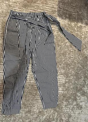 Zara basic брюки у полоску