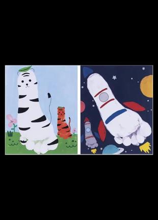 Великий набір для малювання пальчиковими фарбами