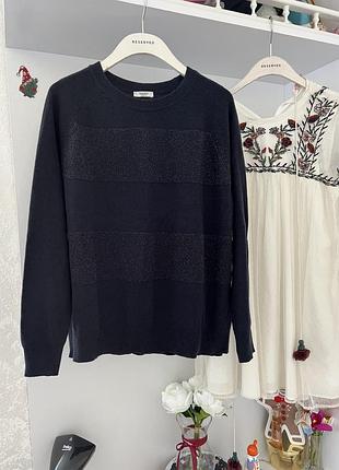 Нарядный шерстяной свитер батал marks & spencer