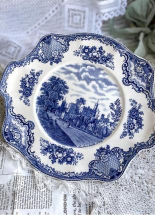 Старовинне англійське блюдо j. brothers порцеляна тортівниця фруктовниця