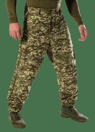 Camotec штани defender 7 level хижак, чоловічі зимові штани, тактичні теплі штани камуфляж