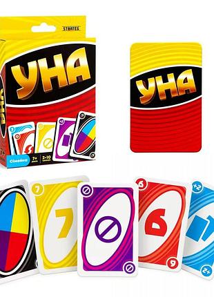 Настільна гра "уна: classic " (укр) strateg (30447) ,7+