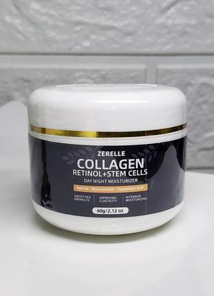 Крем для лица collagen retinol+stem cells с ретинолом и коллагеном против старения увлажняющий
