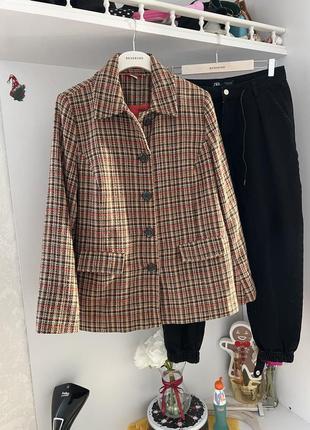 Крутой пиджак жакет букле marks & spencer