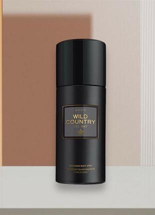 Дезодорант-спрей для тіла wild country avon 150 ml
