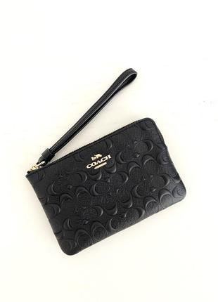Coach жіночий шкіряний гаманець wristler коуч оригінал портмоне для телефону жіночий шкіряний гаманець подарунок дружині дівчині