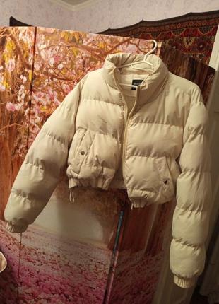 Стильна укорочена куртка оверсайз у стилі zara