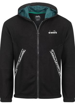 Толстовка diadora zip be one с капюшоном