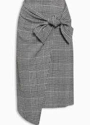 New look стильна та красива спідниця в гусячу лапку