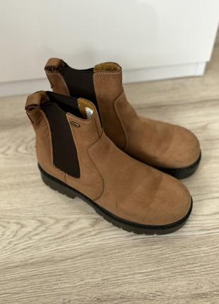 Кожаные ботинки, челси