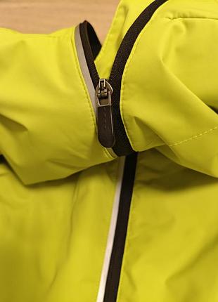 Active by tchibo р. l спортивная олимпийка черная / салотово желтая куртка легкая с...