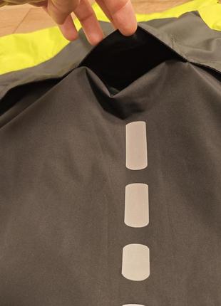 Active by tchibo р. l спортивная олимпийка черная / салотово желтая куртка легкая с...