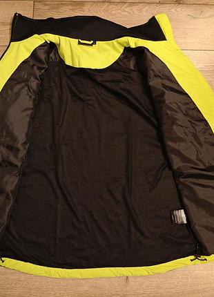 Active by tchibo р. l спортивная олимпийка черная / салотово желтая куртка легкая с...