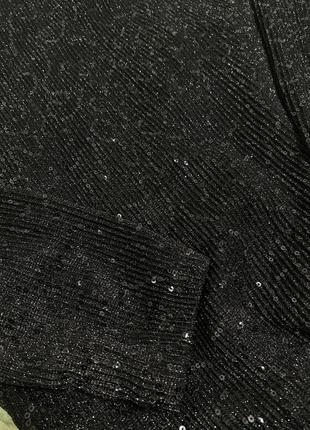 Праздничная кофта с пайетками