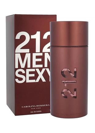 Мужская туалетная вода carolina herrera 212 sexy men 100 мл парфюм