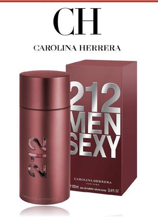 Чоловіка туалетна вода carolina herrera 212 sexy men 100 мл парфум
