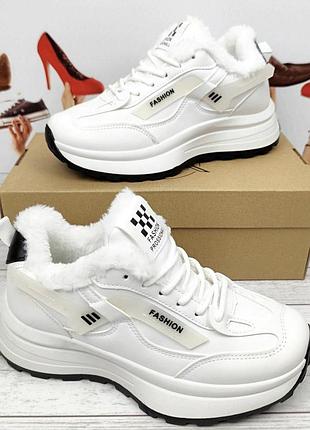 Зимние кроссовки с мехом отличного качества🤩