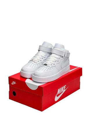 nike air force 1 high all white fur 2345 177272413