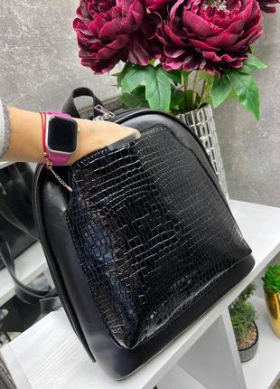 Женский стильный и качественный рюкзак сумка для девочек9 фото