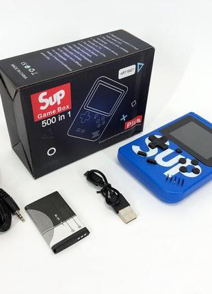 Ігрова приставка джойстиками sup game box 500 ігор перша ігрова приставка портативна