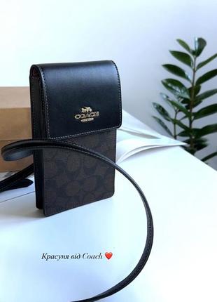 Сумка для телефону від coach  оригінал