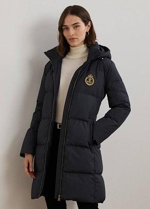 Пуховик ralph lauren бежевый черный