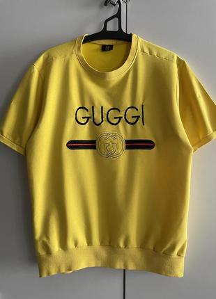 Оригинальная футболка тишка лого гуччи original gucci.