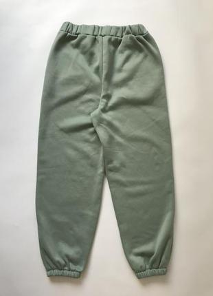 Базові спортивні штани shein олiвкового кольору, розмір l2 фото