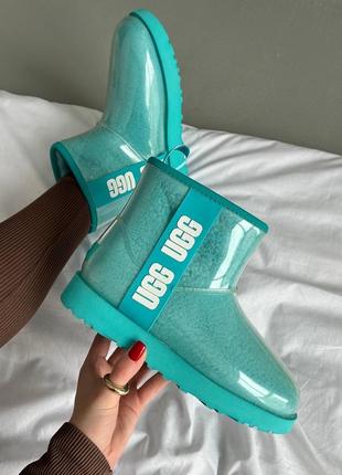 Ugg classic clear mini light blue