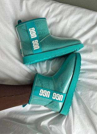 Ugg classic clear mini light blue