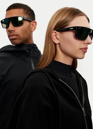 Сонцезахисні окуляри uvex unisex lgl 51, s5330252215. чорні матові / зелені