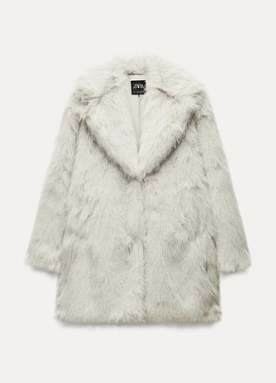 Шикарна шуба середньої довжини zara3 фото