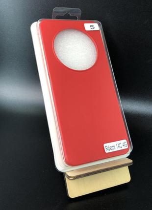 Чехол для телефона xiaomi redmi 14c(4g) silicon original full №5 red (4you)