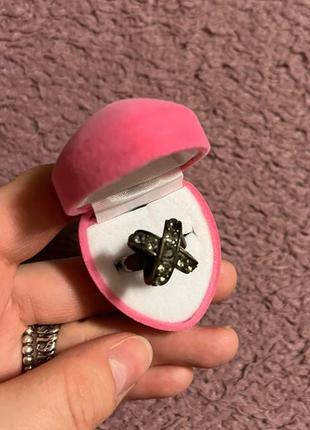 Кольцо перстень с регулировкой размера р. 17-18.5