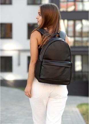 Жіночий рюкзак sambag 40х27х15 см чорний cl0010011