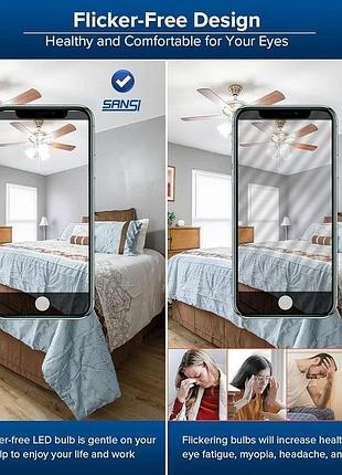 Светодиодная лампа sansi e27 13 w 1600 lm6 фото