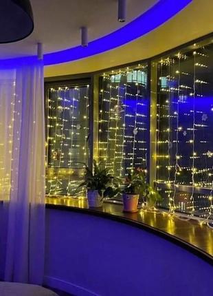 Сток сказочные светодиодные гирлянды - 3x3 м4 фото