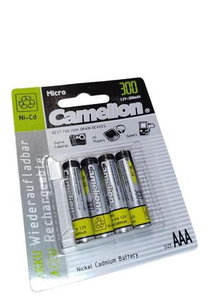 Аккумулятор ni-cd camelion ааa 300 mah