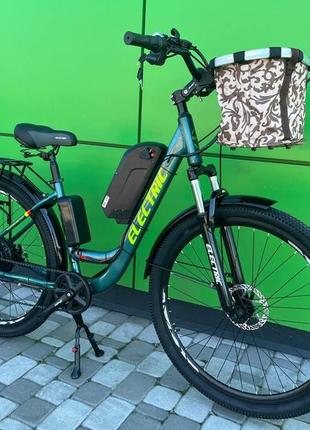 Электровелосипед cubic-bike electric 29" зеленый 1200ватт 13ач 48в