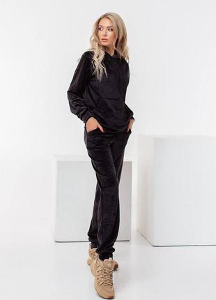 Теплый велюровый костюм 42-48 размеров. 259203