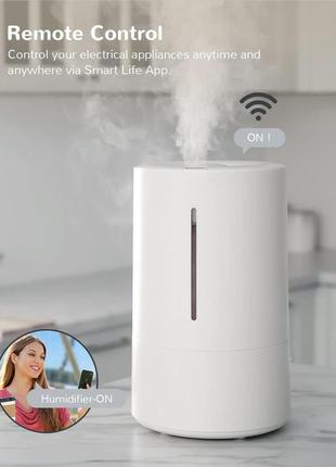 Wi-fi розетка porik mini smart plug работает с alexa, интеллектуальной розеткой google home, дистанционным3 фото