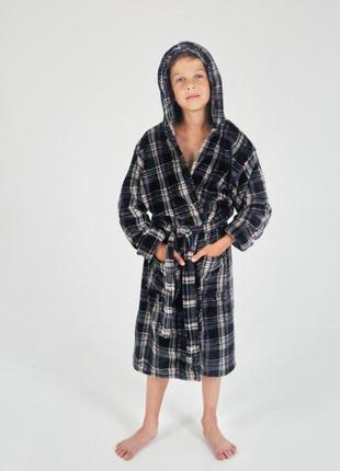 Теплий халат для хлопчика дитячі халати махра wellsoft